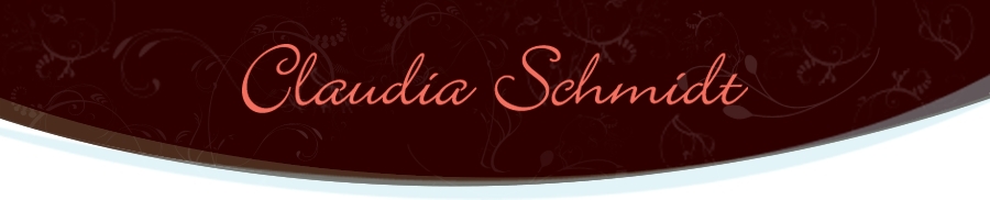 Logo for Claudia Schmidt, a musical performer. Image source: claudiaschmidt.com.